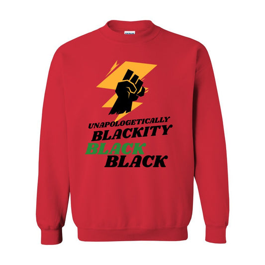 Blackity Black Unisex Crewneck Sweatshirt Red     Blackity Black Unisex Crewneck Sweatshirt Red